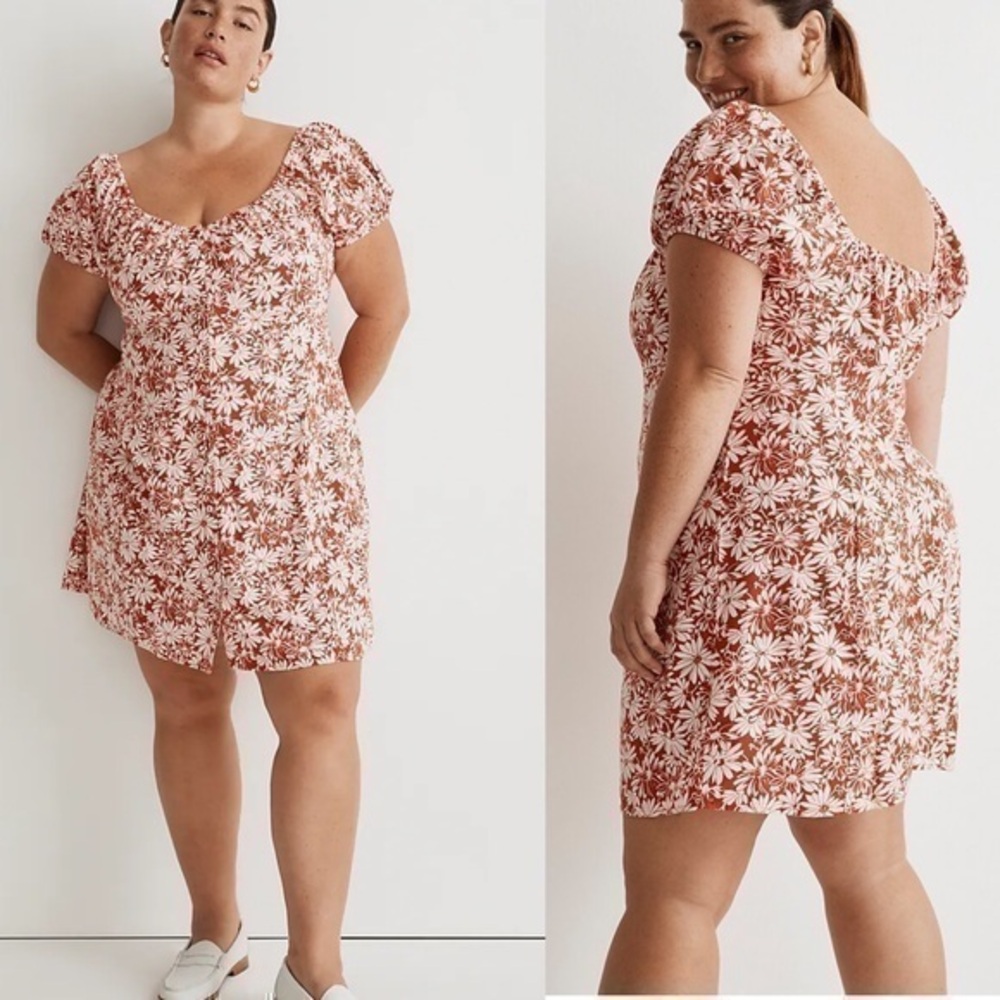 Madewell Button Down Floral Dress Size 20W